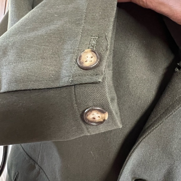 EUC heavy green LLBean Blazer Jacket sz 42 reg - Picture 8 of 9